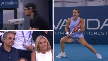 Τελικός WTA 250 Athens Open: Στο πλευρό της Σάκκαρη Κυριάκος και Μαρέβα Μητσοτάκη, οι επευφημίες του Κωνσταντίνου, βίντεο