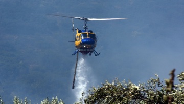 Χωρίς ενεργό μέτωπο η φωτιά στον Άγιο Δημήτριο Μεσσηνίας