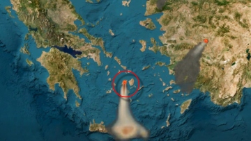 Φωτιά στην Πάρο: Έως την Κρήτη ταξίδεψε το νέφος καπνού, δείτε βίντεο