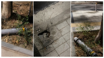 Βανδαλισμοί στην αναπλασμένη οδό Χηλής, στην Καλαμαριά