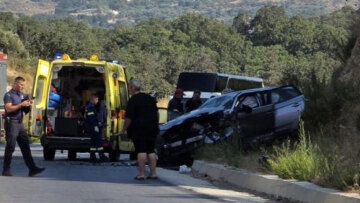 Σοβαρό τροχαίο στο Ρέθυμνο: Πέντε τραυματίες, ανάμεσά τους παιδιά