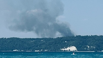 Φωτιά στη Σίβηρη Χαλκιδικής, ήχησε το 112 για ετοιμότητα
