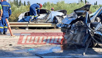 Μετωπική δύο οχημάτων στην Κάτω Αχαΐα: Αυτοκίνητο «άρπαξε» φωτιά, απανθρακώθηκε ο οδηγός, δείτε φωτογραφίες 