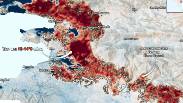 Πόρτο Γερμενό: Η απώλεια βλάστησης αυξάνει τις θερμοκρασίες επιφάνειας, η ανάλυση των δορυφορικών δεδομένων