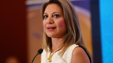 Το πρόγραμμά του κινήματος «Ελπίδα για τη Δημοκρατία» παρουσίασε στη ΔΕΘ η Μαρία Καρυστιανού