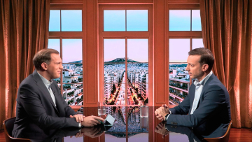 Ο πρόεδρος του ΕΟΦ, Σπύρος Σαπουνάς, στο Direct