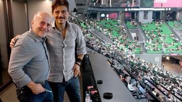 Στο T-Center ο Γιάννης Αλαφούζος, στη σουίτα του Δημήτρη Γιαννακόπουλου: Είδαν μαζί την αναμέτρηση Παναθηναϊκός-Μπουργκ, βίντεο