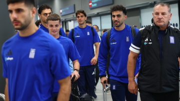Η άφιξη της Εθνικής Ελλάδας στη Θεσσαλονίκη, δείτε βίντεο