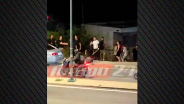Άγρια συμπλοκή ομάδων Ρομά με ρόπαλα, σίδερα και ξύλα στη Ρόδο, δείτε βίντεο