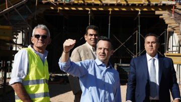 Παναθηναϊκός: Έφτασαν τα πρώτα κομμάτια στεγάστρου στον Βοτανικό - Δούκας: «Μπαίνουμε στην τελική ευθεία για το νέο γήπεδο» 