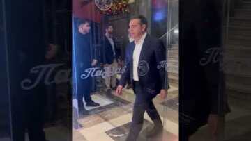 Αποχώρηση του Α. Τσιπρα από το "Παλλάς"