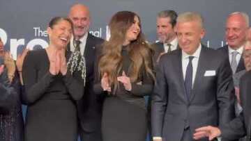 Στα γενέθλια του  Propeller Club Port of Piraeus η Κίμπερλι Γκιλφόιλ