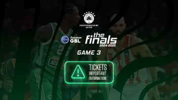 Παναθηναϊκός: Ενημέρωση της ΚΑΕ για τα εισιτήρια του 3ου τελικού 