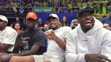 Είδαν βόλεϊ στο Ρίο Ντε Τζανέιρο τα αδέλφια Αντετοκούνμπο - Δείτε βίντεο και φωτογραφίες 