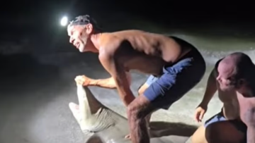 Η στιγμή που Αμερικανός προσπάθησε να βγάλει selfie με καρχαρία και αυτός τον δάγκωσε - «Τα ανόητα παιχνίδια πληρώνονται», του γράφουν