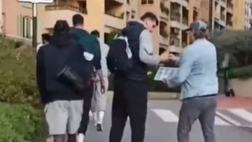 Πήγαν με τα πόδια από το ξενοδοχείο στο γήπεδο για το παιχνίδι με τη Μονακό οι παίκτες του Παναθηναϊκού - Βίντεο 