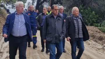 Αυτοψία στην Κέρκυρα μετά τα ακραία καιρικά φαινόμενα -  Καταγραφή ζημιών, άμεση αποκατάσταση και γρήγορες αποζημιώσεις αποφάσισε η Πολιτική Προστασία