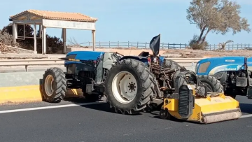 Κλείσιμο σε λιμάνια και αεροδρόμια από τις 8 Δεκεμβρίου αποφάσισαν οι αγρότες της Κρήτης