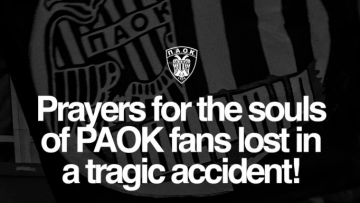 Παρτίζαν για το δυστύχημα των οπαδών του ΠΑΟΚ: Οι σκέψεις μας είναι με τις οικογένειες των θυμάτων