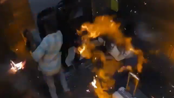 Τρομακτικό ατύχημα στην Ινδία: Μπαλόνια γεμάτα αέριο εξερράγησαν και πήραν φωτιά μέσα σε ασανσέρ, δείτε βίντεο