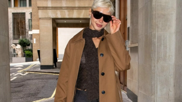 Η Άιρις Λο επιστρέφει στην Εβδομάδα Μόδας του Λονδίνου με total look από τη Mango
