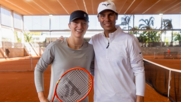 Προπονήθηκε υπό τις οδηγίες του Ναδάλ η Ίγκα Σβιόντεκ, βίντεο 