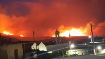 Ολονύχτια μάχη με τις φλόγες στον Χώνο Λασιθίου, νέα μηνύματα του 112 για εκκενώσεις