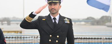 Ο αντιπλοίαρχος Ιωάννης Κιζάνης είναι ο κυβερνήτης της φρεγάτας «Κίμων»