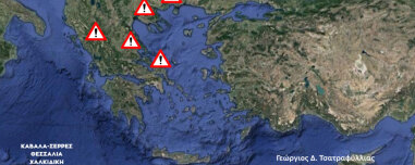 Προ των πυλών η κακοκαιρία εξπρές: Οι επτά περιοχές στην πρώτη γραμμή επικινδυνότητας, η πρόγνωση Τσατραφύλλια