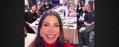 Φωτογραφία: Ο παππούς Πάριος με τους 4 γιους, 4 εγγόνια, 3 νύφες και 2 σκυλιά 
