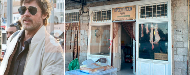 Η Ύδρα γύρισε 40 χρόνια πίσω: Κρεοπωλείο με δραχμές, ψαρόβαρκες και σκηνικό δεκαετίας ’80 για τον Μπραντ Πιτ