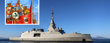 Η Belharra  «Κίμων» καταπλέει στην Κύπρο, εκεί όπου σκοτώθηκε πολεμώντας τους Πέρσες ο στρατηγός που της έδωσε το όνομά του - Η ιστορία του