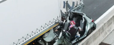 Πώς έγινε το τραγικό τροχαίο στην Εγνατία οδό με τις διαδοχικές συγκρούσεις και την παράσυρση του υπαλλήλου, δείτε βίντεο