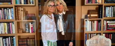 Δείτε φωτογραφία από τη συνάντηση Μαρέβας Γκραμπόφσκι-Μητσοτάκη και Μπριζίτ Μακρόν - Τι έφαγαν, τι συζήτησαν, το δώρο από το Παρίσι