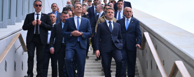 Ευθυγράμμιση Μητσοτάκη - Μακρόν για τη διεθνή Συμμαχία των Ανεξάρτητων και τον εμπορικό διάδρομο Ινδίας - Μεσογείου