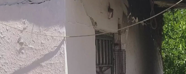 Ζημιές σε σπίτια, μαγαζιά και εκκλησία και κατολισθήσεις στην Εύβοια μετά τους ισχυρούς σεισμούς, οι πρώτες εικόνες
