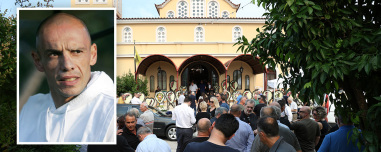 Σε κλίμα οδύνης έγινε η κηδεία του Τάκη Γκώνια στη Λειβαδιά 