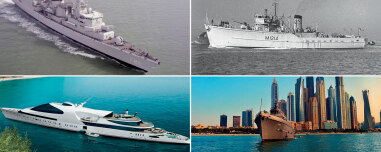 Super yachts με... παράσημα πολέμου: Τα στρατιωτικά πλοία που έγιναν πολυτελείς θαλαμηγοί 
