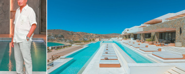 «Μετά το εξάστερο resort στη Μύκονο έρχονται κι άλλα project», λέει ο Αιγύπτιος επιχειρηματίας Ναγκίμπ Σαουίρις για την επένδυση των €100 εκατ.