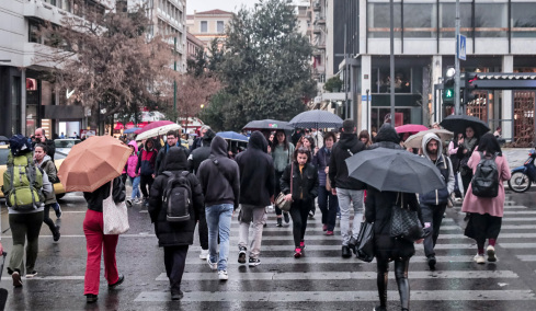 Νέο έκτακτο δελτίο της ΕΜΥ: Πορτοκαλί προειδοποίηση για ισχυρές βροχές και καταιγίδες από το απόγευμα