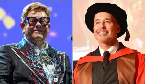 Περήφανος ο Ελτον Τζον για τον σύζυγό του μετά τη διάκριση για τη φιλανθρωπική δράση για το AIDS
