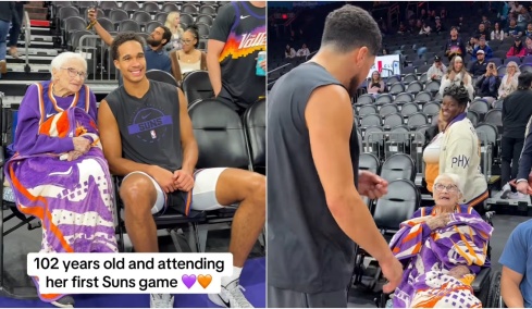 Μια 102χρονη έζησε τον πρώτο της αγώνα των Σανς: Η πιο τρυφερή στιγμή της σεζόν στο Φοίνιξ​, δείτε βίντεο
