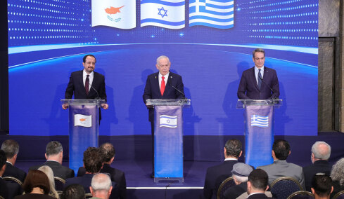 «Ούτε να το σκέφτεστε, όσοι νομίζετε ότι θα επαναφέρετε αυτοκρατορίες» - Το μήνυμα από την Τριμερή στον Ερντογάν, τι είπαν Νετανιάχου και Μητσοτάκης