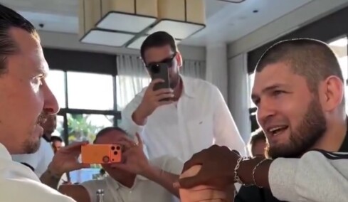 Συνάντηση κορυφής: Φοβερό μπρα ντε φερ του Ζλάταν με τον Χαμπίμπ με διαιτητή τον Πογκπά, δείτε βίντεο 