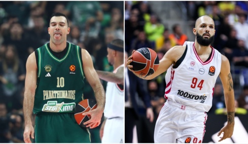Euroleague: Ήττες για Παναθηναϊκό και Ολυμπιακό που υποχώρησαν στη βαθμολογία, στην κορυφή Χαποέλ και Βαλένθια 