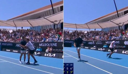 Australian Open: Ο Λουτσιάνο Νταρντέρι νίκησε τον αντίπαλό του και έτρεξε κατευθείαν για την τουαλέτα, βίντεο 