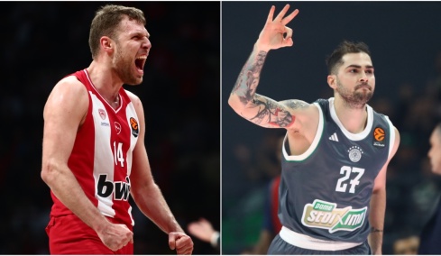 Euroleague: Νίκες για Ολυμπιακό και Παναθηναϊκο, παρέμεινε στην κορυφή η Χαποέλ, συνωστισμός στην 4άδα