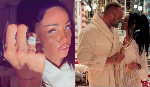 Η Κέιτι Πράις αρραβωνιάστηκε για 9η φορά: Το εντυπωσιακό μονόπετρο και το σκηνικό με τα κόκκινα τριαντάφυλλα