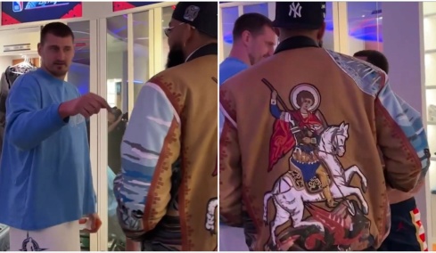 Το πιο απρόσμενο στιγμιότυπο του All Star με το σακάκι «Άγιος Γεώργιος» και την ατάκα του Γιόκιτς, δείτε βίντεο