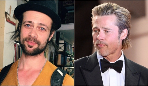 Μπραντ Πιτ: Ποιος ειναι ο Άρης Κόντος, ο σωσίας του που θα παίξει μαζί του στην ταινία στην Ύδρα